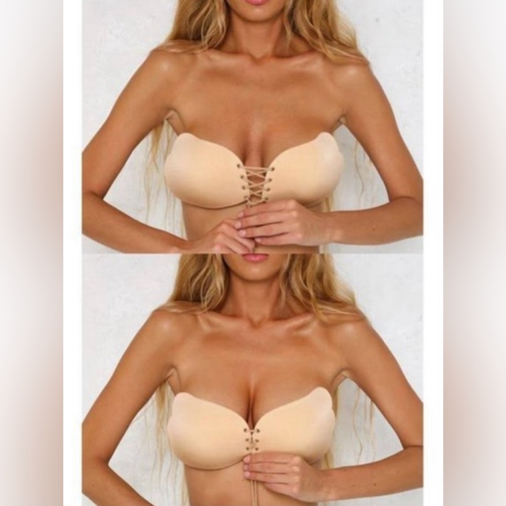 Woman’s Magic Bra! The sticky reusable bra for wearing backless styles.